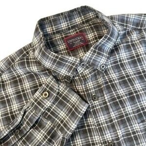 UNTUCKit Plaid Flannel Button-Down Men's XL SLIM FIT 100% Cotton Long Sleeves